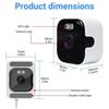 Smart 2K WiFi Window Camera Motion Detection Indoor Surveillance Camera  Security Monitor
