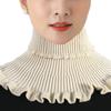 Scarf High-necked Skin-friendly Elastic Fiber Comfortable Women Neckwear for Winter