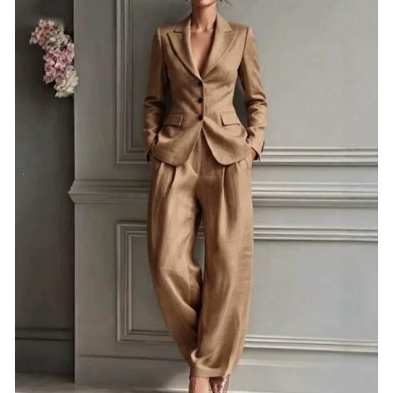 Womens 2-Piece Casual Business Suit Set