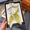 Zhang Ruonan Silk Scarf: Women's 2025 Spring/Summer Retro Neck Tie Accessory - High-End Small Square Neckerchief