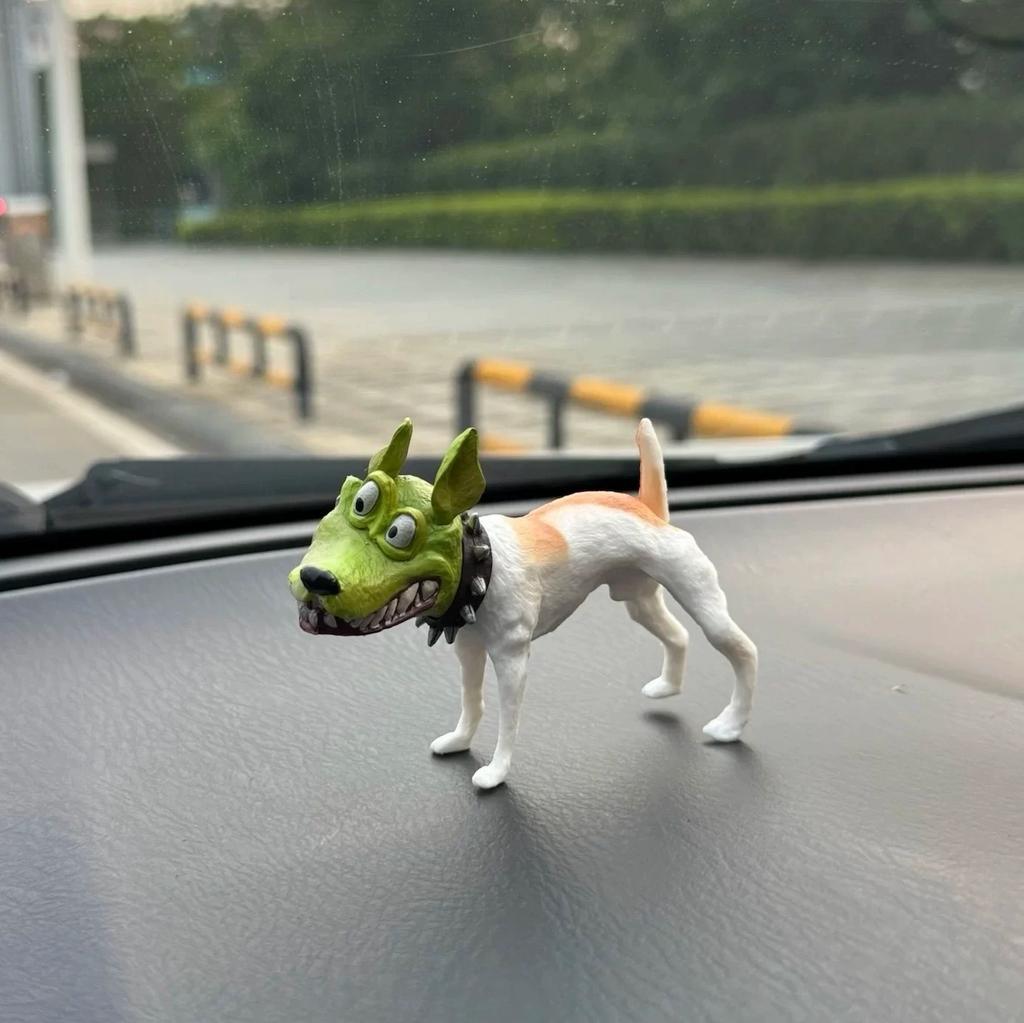 The Mask Dog Action Figure Movie Peripheral Spooky Funny Collectible Model Desk Decor Car Ornament Anime Fans Creative Gift Toy