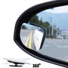 2Pcs Hot Selling Car Wide Angle Car Blind Spot Mirrors 360 Adjustable Auxiliary Rearview Mirrors HD Frameless Small Round Mirror