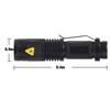 850nm LED Aluminium Alloy Infrared Zoom Flashlight IR Night Vision Hunting Torch