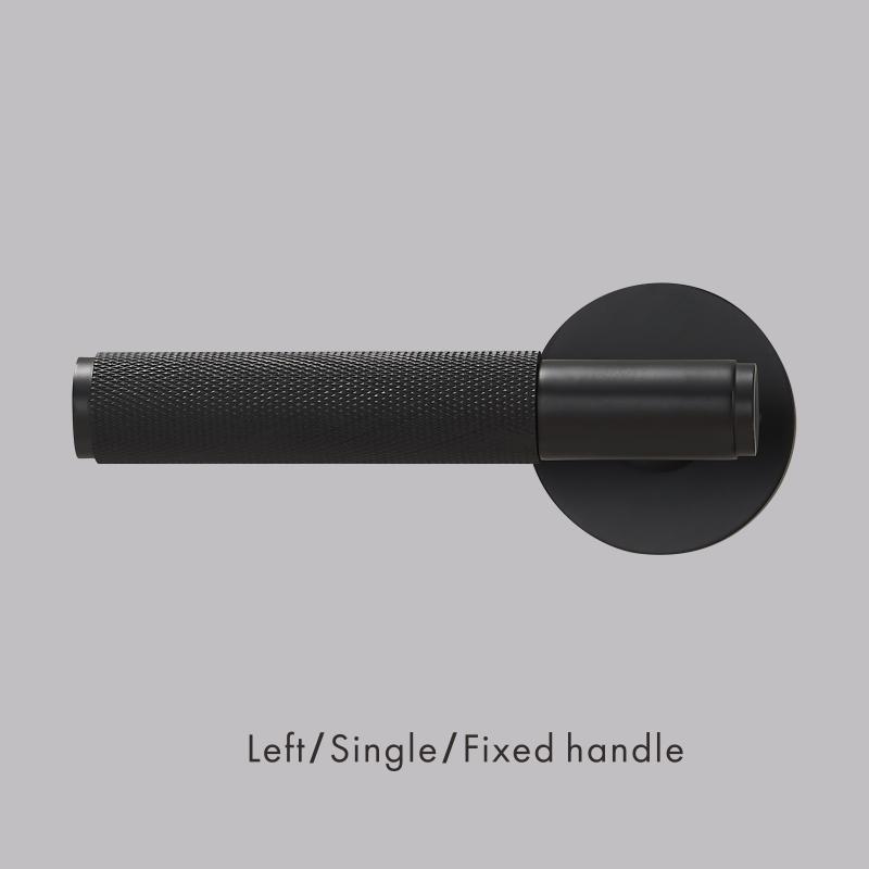 Dooroom Mässing Räfflad Dold Dörrlås Set Vardagsrum Badrum Osynlig Tumvridning Matt Svart Borstad Mässing Öppna Vid Nödfall