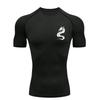 Dragon  Men's Sports T-shirt Training Fitness Compression Short Sleeve Rashguard for Men Athletic Tees Workout T-Shirt