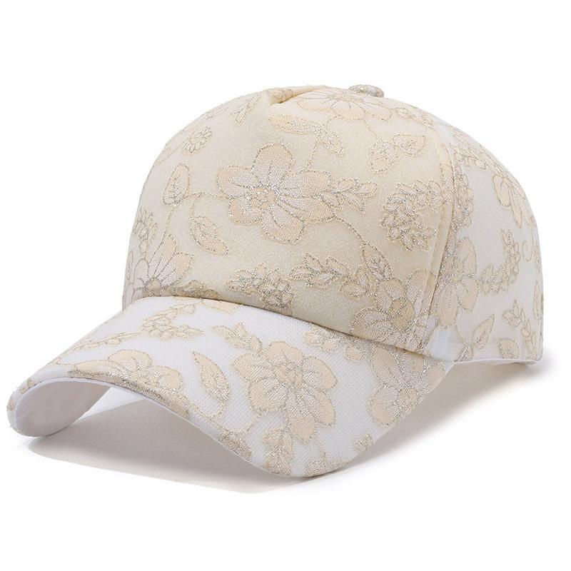 Lightweight Lace Sun Hat For Women - Breathable, Uv Protection Baseball Cap | Fashionable Streetwear Accessory With Adjustable