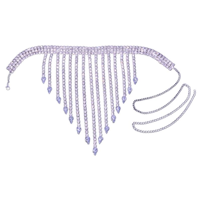 

Summer Exaggeration Leg Chain Women Gothic Thigh Chain Cute Nightclub Jewelry Halloween Cosplay Beach Party Jewelry 1