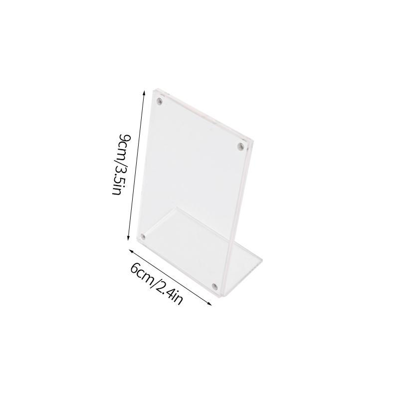 Acrylic Photo Frame Transparent Photocard Stand Picture Frame for Pictures Photocard Display Stand Room Decor Marco De Fotos