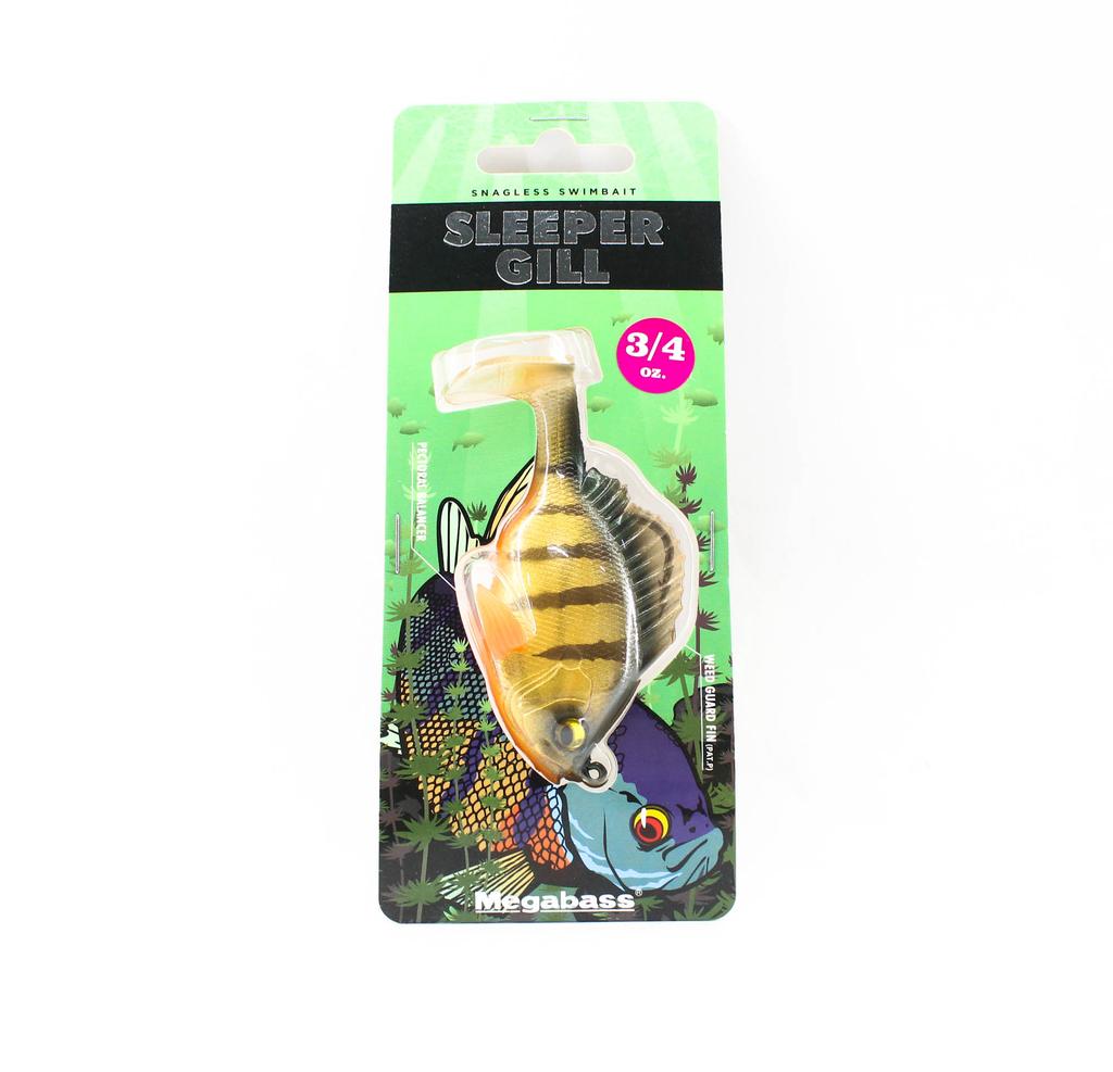 Megabass Soft Lure Sleeper Gill 3.2 Inch 3/4 Oz Perch (8899)