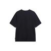 Li Ning BADFIVE T Shirts Men's Black Crew Neck Moderate Straight Fit AHST283-2