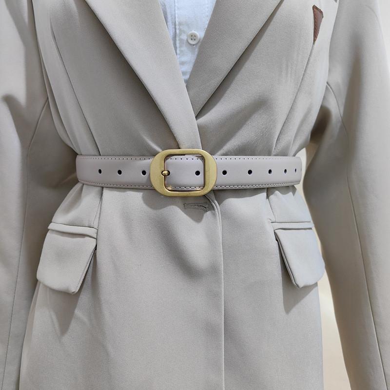 Leather Genuine Handmade Waist Belt Classic Pin Clasp Commuter Style Supplies