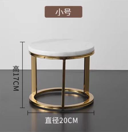 

Marble High Footed Cake Tray Dessert Plate Ornament Dim Sum Dish Cake Stand Bread Plate Display Stand Jewelry Tray Fruit Plates