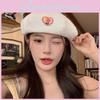 Embroidery Floral Beret Hat Women Lightweight Breathable Caps Gifts Fashion