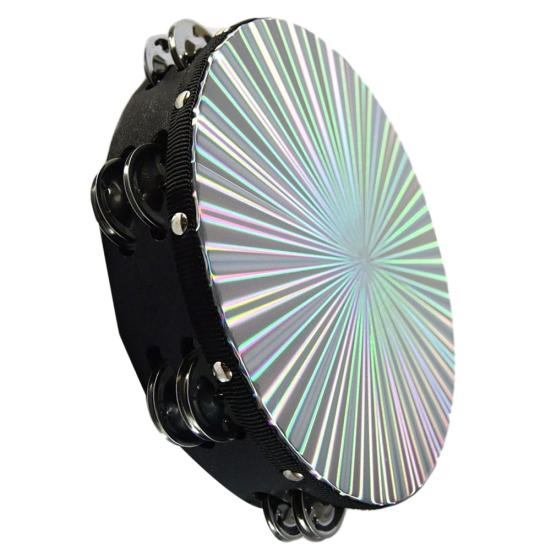 8/10 Inch Tambourine Double Row Metal Jingle Bells Percussion Music Instrument