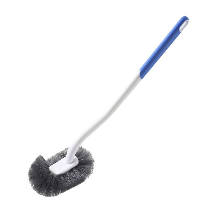 Japanese-Style Non-Slip Long Handle Toilet Brush, Wall-Mounted for Bathroom Corner Cleaning