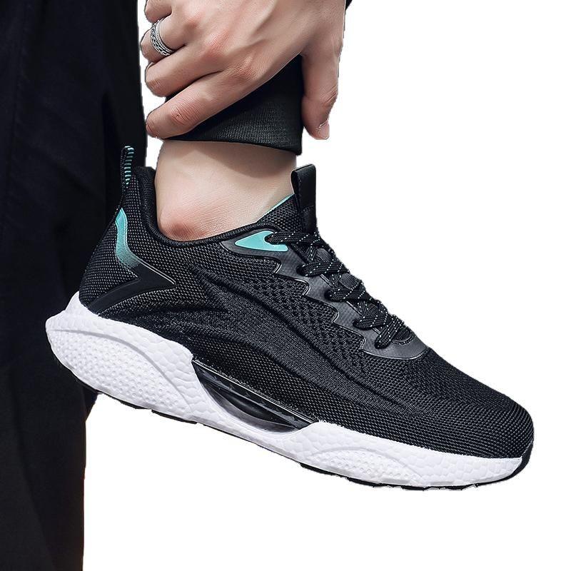 New Men's Shoes 2025 New Breathable Casual Shoes Shock-absorbing Sneakers Soft-soled Running Dad Coconut Shoes Sneakers