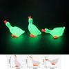 18/12/6/1PCS leuchtende Gans-Figur, Miniaturen, Heimdekoration, leuchtet im Dunkeln, Tierfigur, DIY Fariy, Gartenzubehör, Garten-Schreibtisch-Dekoration