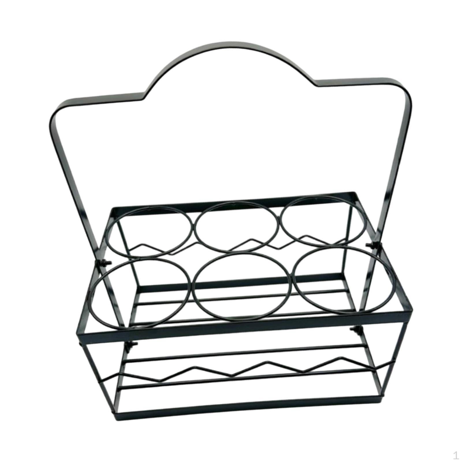 

Корзина для переноски 6 бутылок пива для мероприятий и встреч чёрный