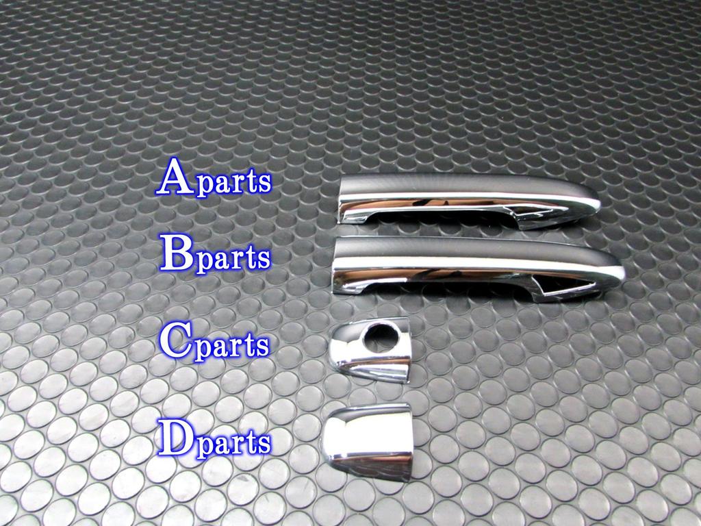 BRIGHTZ Prius Alpha Chrome Door Handle Full Cover Type ZVW ZVW40 W40 40 ZVW41 W41 41 Prius Alpha Alpha Alpha Alpha Alpha Alpha 17826 ZVW40W/ZVW41W