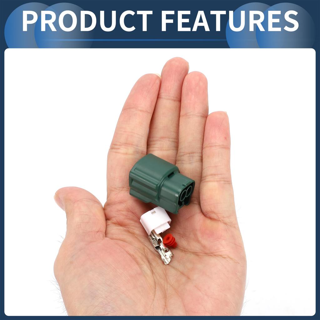 INFINAUTO 2 Pin Temperature Sensor Connector Plug 2.2mm Series Female Wire Terminal Connector