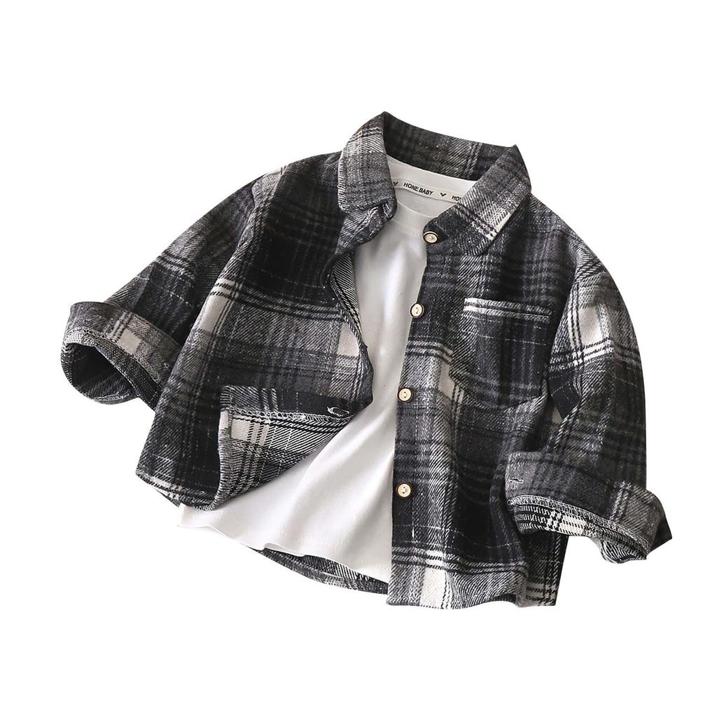 Children's Retro Men's And Women's Lapel Shirts, Stylish Children's Clothing