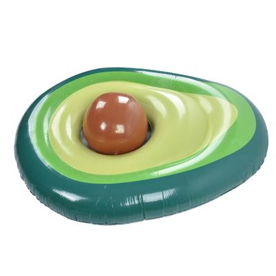 Avocado Pool Float PVC Inflatable Pools Raft Lounger Beach Floaty Party Toys with Ball