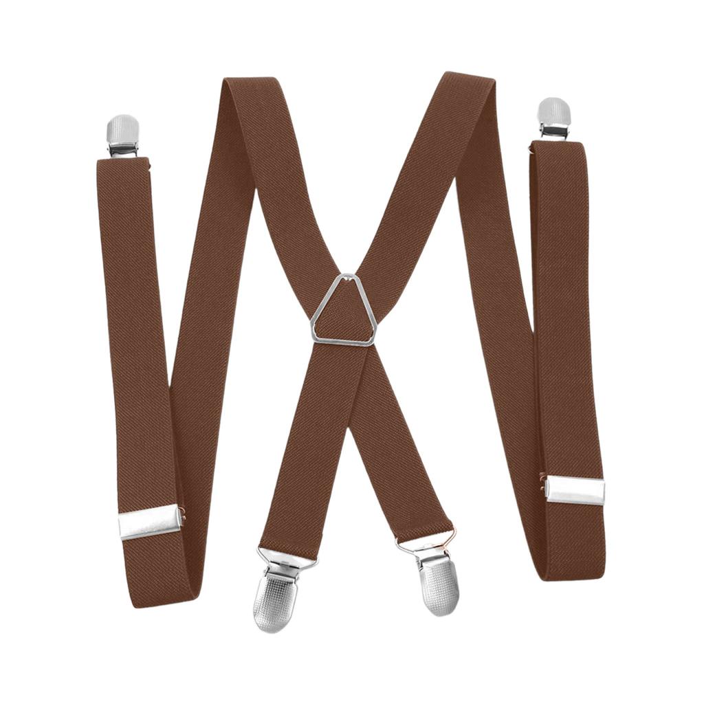 Adult Suspenders for Skirt Jeans Elastic Thin X Shape Back Suspender for Men Woman Heavy Duty Belt Christmas Gifts