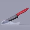 MIDDIA Advanced Ceramic 6-Inch Chef Obsidian Kitchen Knife with Black Japan PP Handle Laser Logo for Fruit Kitchenware