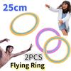 25cm Flying Disc Portable Flying Ring Versatile Outdoor Flying Disc Toy Playing Flying Saucer for Beach Backyard Game