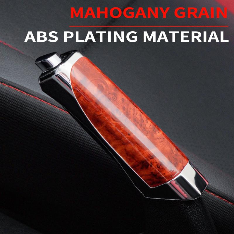 SEAMETAL Car Handbrake Cover Carbon Fiber Handbrake Grips Protective Covers Interior Auto Hand Brake Decoration Covers Accessory