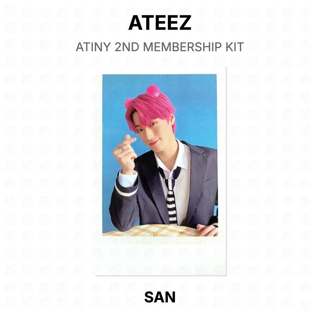 ATEEZ ATINY 2ND MEMBERSHIP KIT Official Photocard