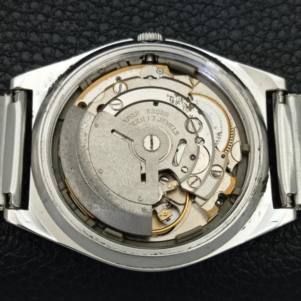 SEIKO 5 AUTOMATIC VINTAGE 6309A JAPAN MENS SILVER COLOR DIAL WATCH a701204-5 R206a-a701204