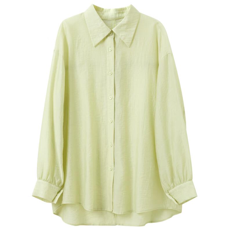 Sancai Lightweight Tencel Loose Split Tie-Front Blouse