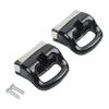 2 PCS Bakelite Metal  Pressure Pan Cooker Steamer  Sauce Pot Replacement Side Handle  Black Pot Single Hole Short  Side Handles