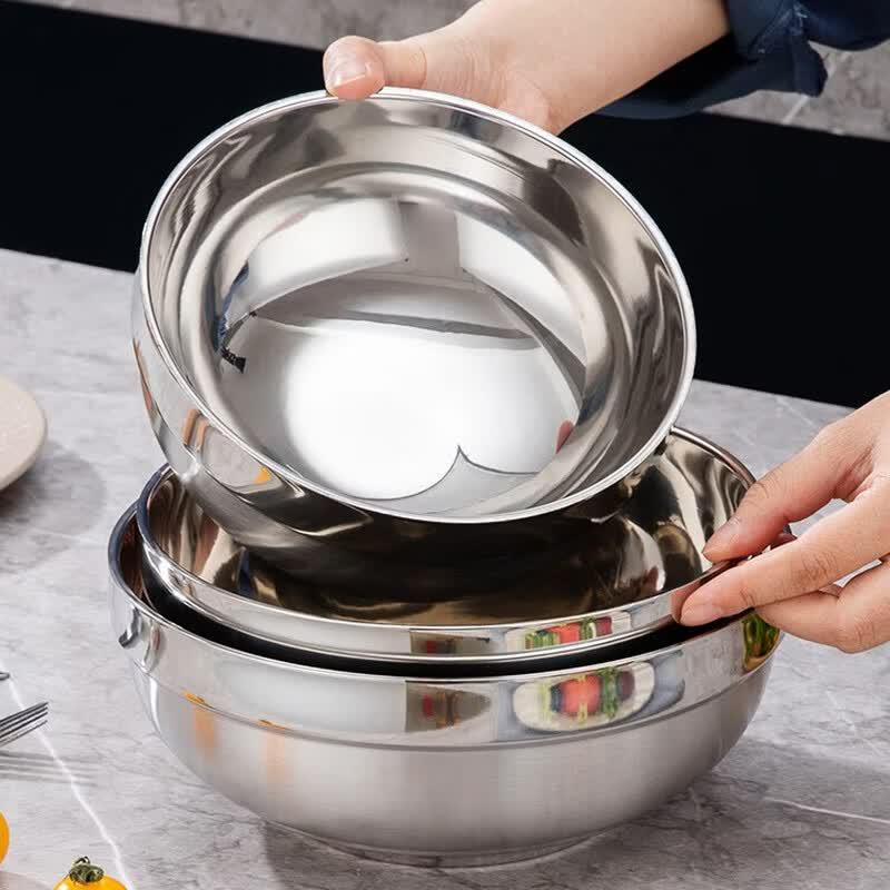 SPSR Platinum Stainless Steel Soup Bowls (5-Pack)