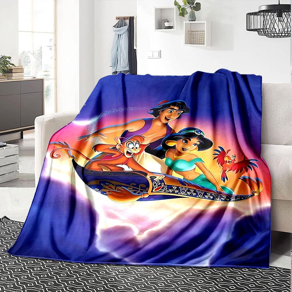 1pc Magic Carpet Ride Adventure flannel Blanket for Super Soft Cute Comfort Blanket for Travel Bedding Couch Sofa Blanket Y73021