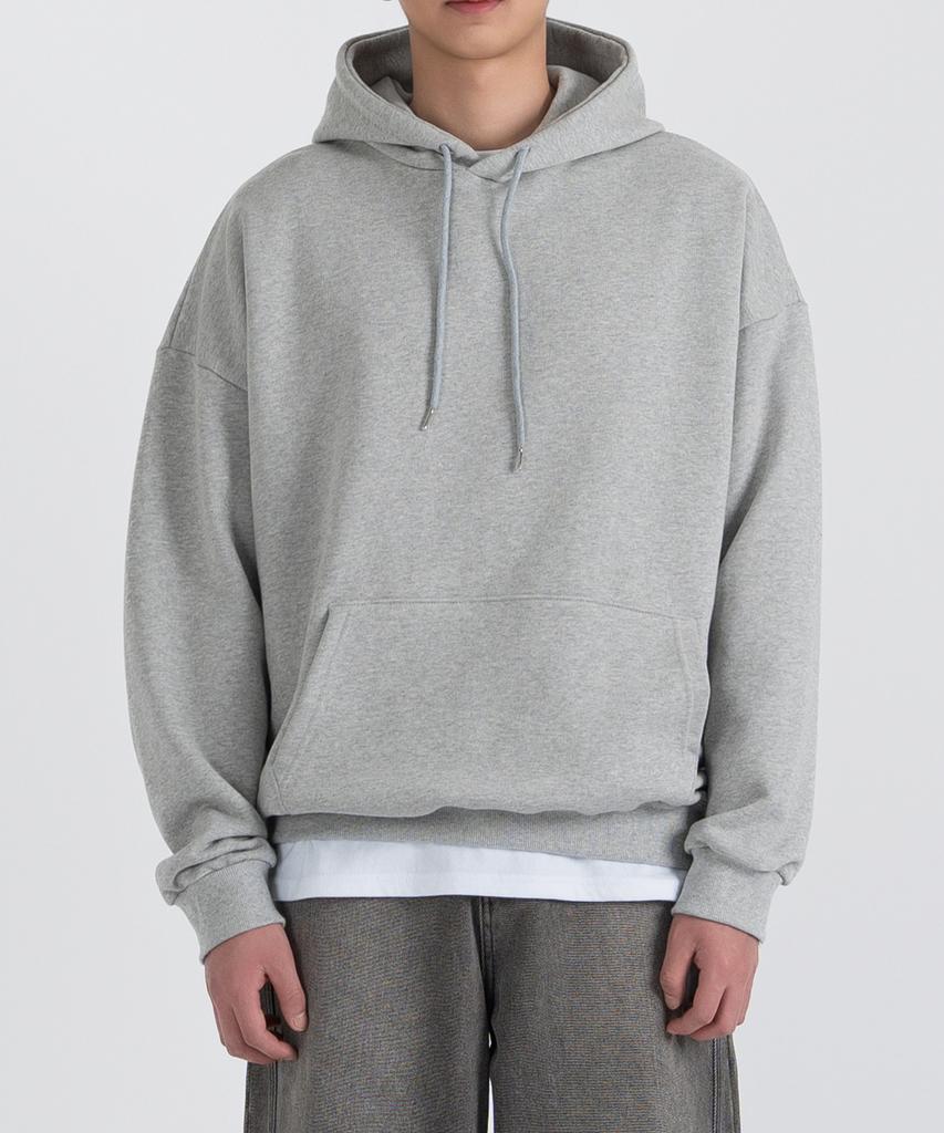 Authentic Relaxed Basic Hoodie Gray