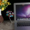 Flexible Display USB LED Fan RGB Lighting Flexible LED Display Mini Mini Display Fan  Desktop