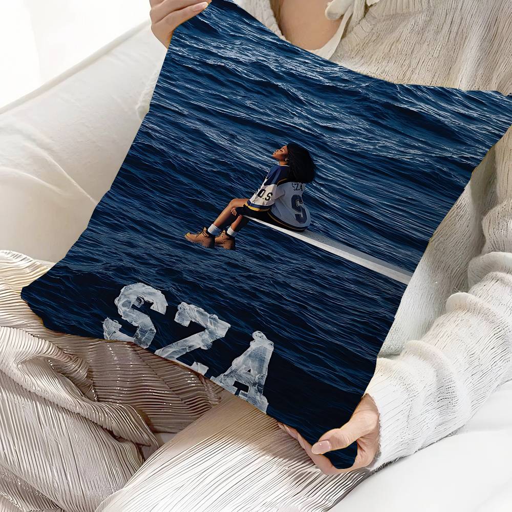 Star Singer S-Sza Pillow Cover Design Cushion Cover Decor Holiday Decorati