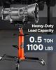 Transmission Jack 1100 Lbs 2-Stage Hydraulic High Lift Vertical Telescopic