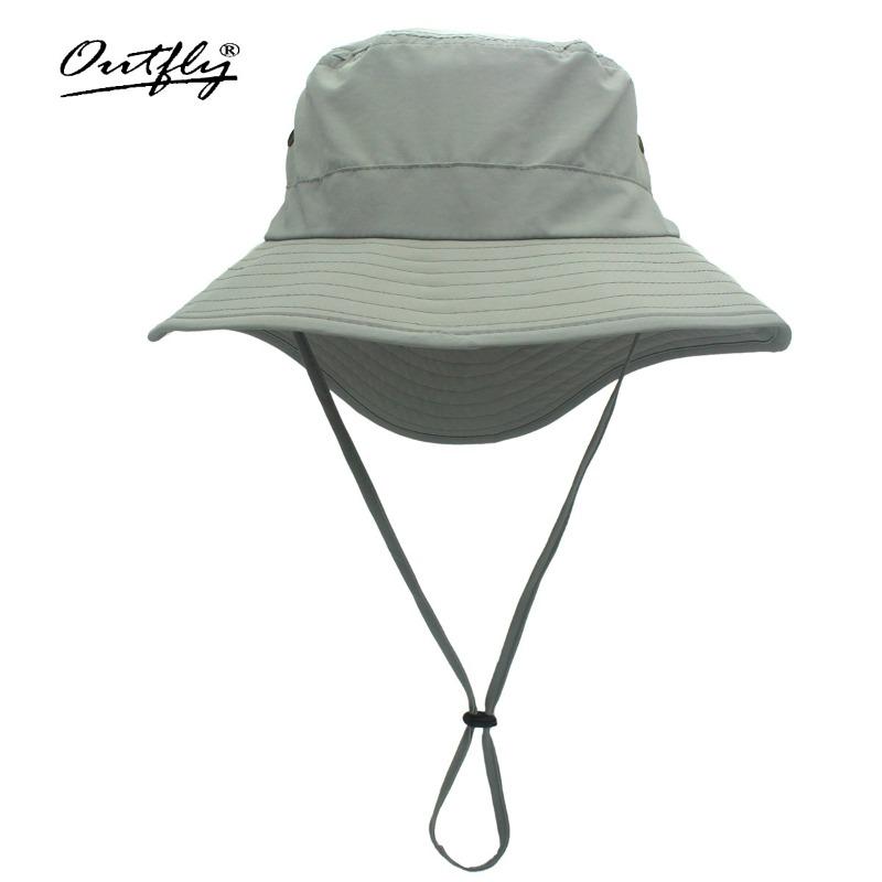 Quick-drying breathable bucket hat with extended brim Quick-drying hiking hat Sunscreen sun hat Source