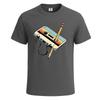 80S Cassette Tape Pencil 1980s Retro Vintage Mens Tshirt Party Novelty Tee Top