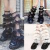 Women's Leg Warmer Sweet Ruffle Lace Leg Sleeves Summer Thin Leg Sleeves Gift