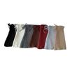 Boots Cotton Socks Cover Bow Straps Thickened Thermal Stacking Socks Gray Knitted Calf Cover