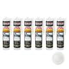IsolBau Sanitary Silicone Transparent Sanitär Silikon 6 x 300ml