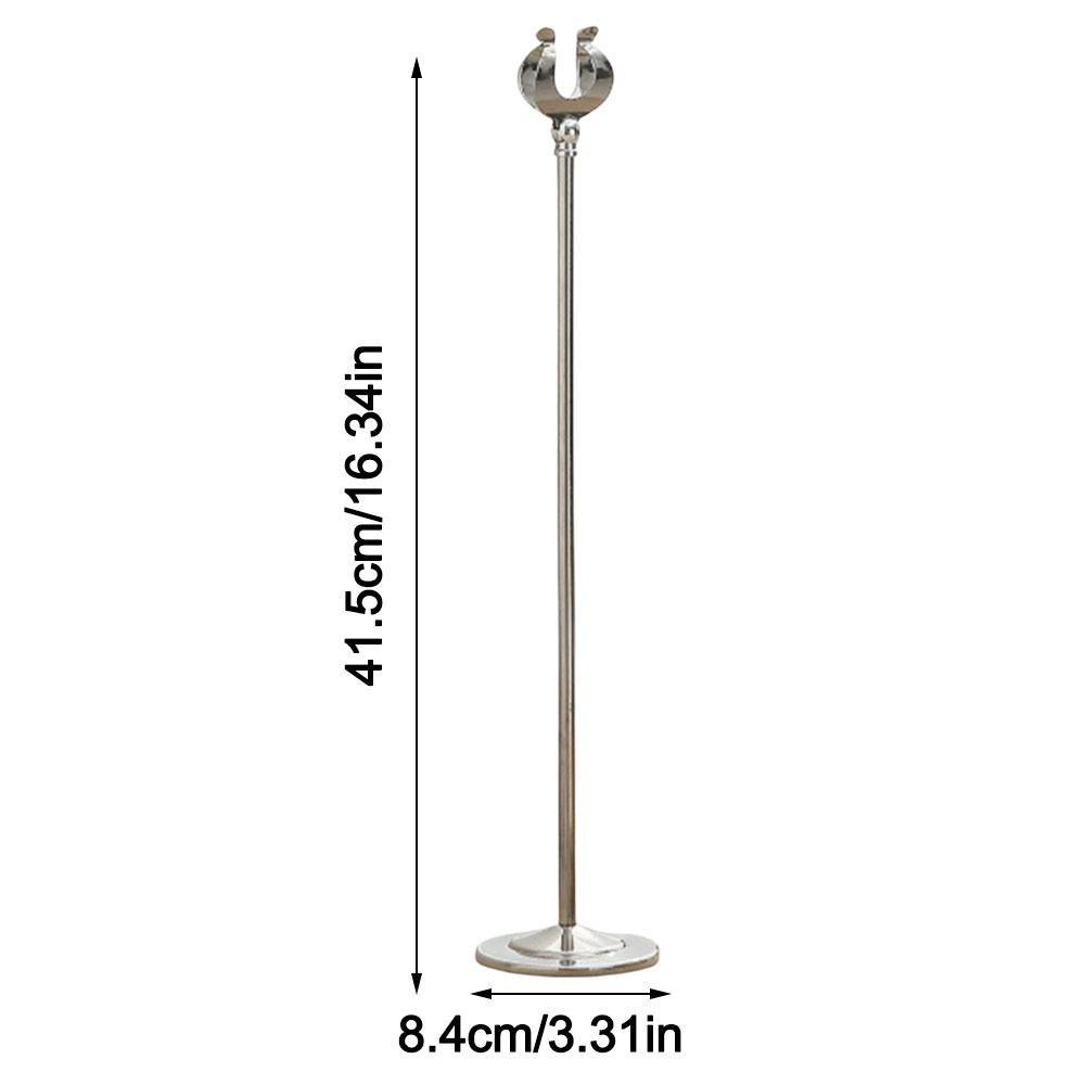 Stainless Steel Name Card Holder Stable Base Menu Standing Table Number Holder Table Accessories
