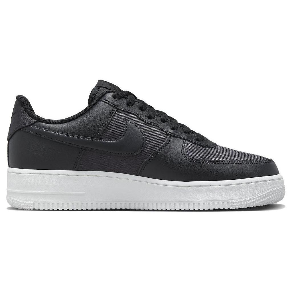 Nike Air Force 1 Low 07 SE Black Nylon Men Sneakers Summit-White FB2048-001