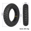 Ulip Black 10*2.125 Off-road Solid tire(ID 141mm & Slot 36mm)
