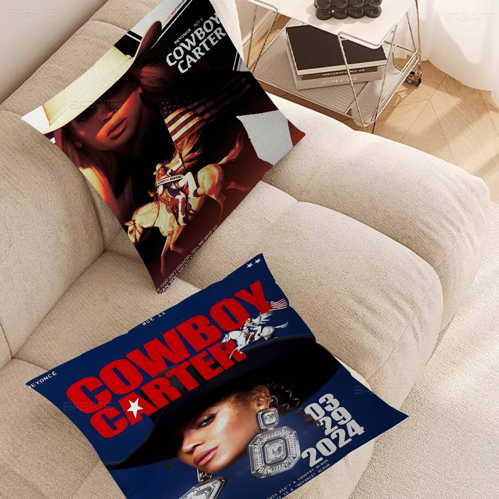 B-Beyonce Cowboy Carter Singer Maple Design Cushion Cover Happy Autumn Harvest decor Holiday Decorati Pillow Cover