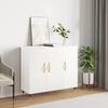 Sideboard White 90x34x80 cm Particleboard